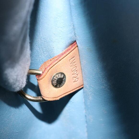 LOUIS VUITTON Monogram Vernis Houston Hand Bag Baby Blue M91005 - Picture 13 of 13